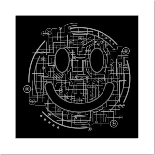 Electric Smiley Posters and Art